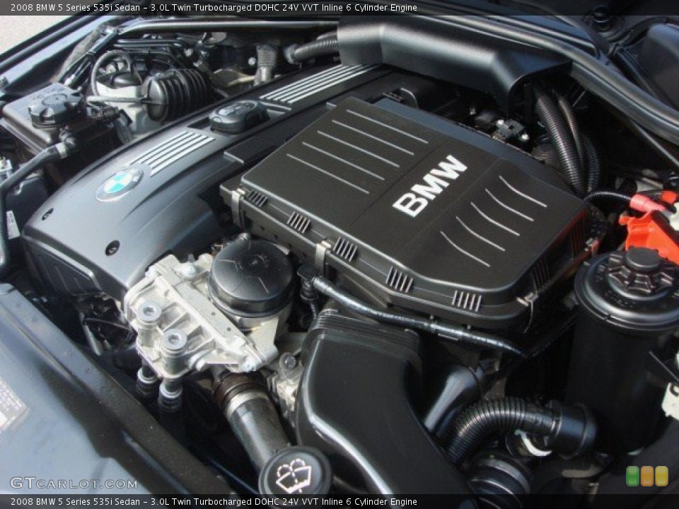 3.0L Twin Turbocharged DOHC 24V VVT Inline 6 Cylinder Engine for the 2008 BMW 5 Series #62667896