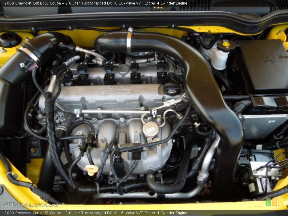 2.0 Liter Turbocharged DOHC 16-Valve VVT Ecotec 4 Cylinder Engine for the 2009 Chevrolet Cobalt #62669758