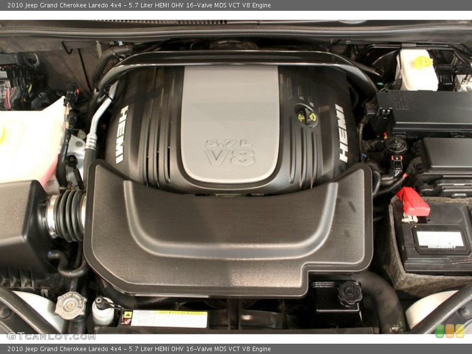 5.7 Liter HEMI OHV 16-Valve MDS VCT V8 2010 Jeep Grand Cherokee Engine