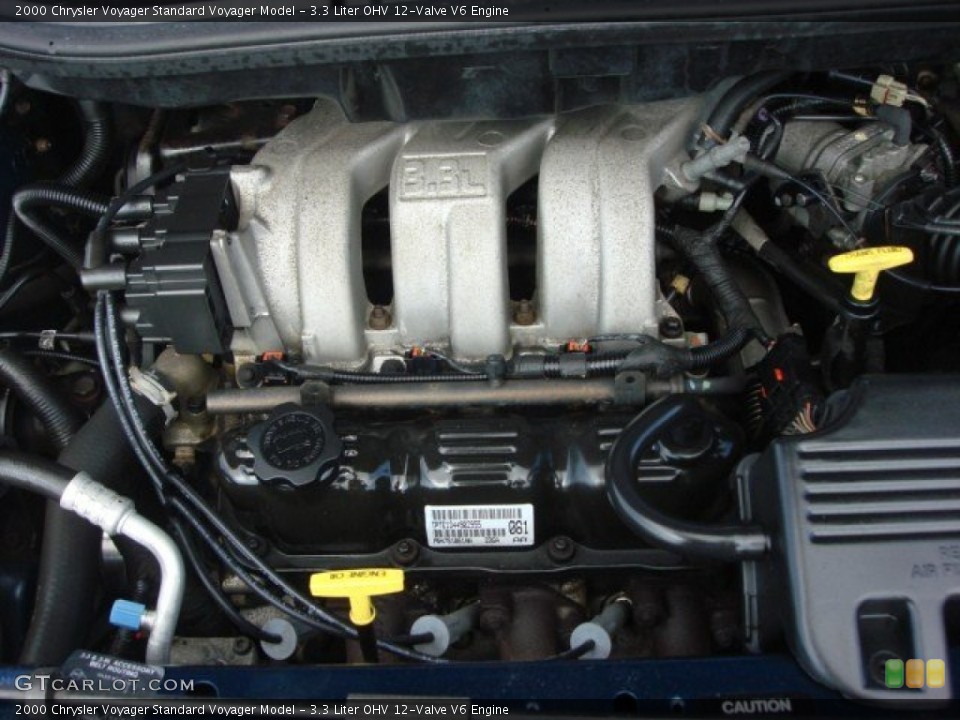 3.3 Liter OHV 12-Valve V6 2000 Chrysler Voyager Engine