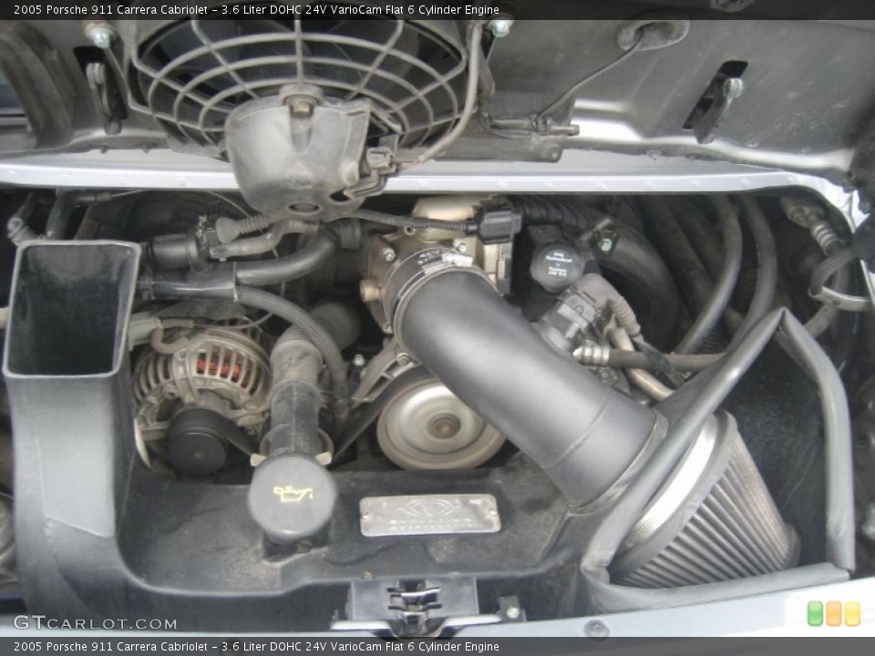 3.6 Liter DOHC 24V VarioCam Flat 6 Cylinder Engine for the 2005 Porsche 911 #62680481