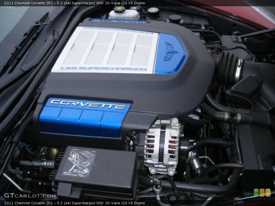 6.2 Liter Supercharged OHV 16-Valve LS9 V8 Engine for the 2011 Chevrolet Corvette #62684999