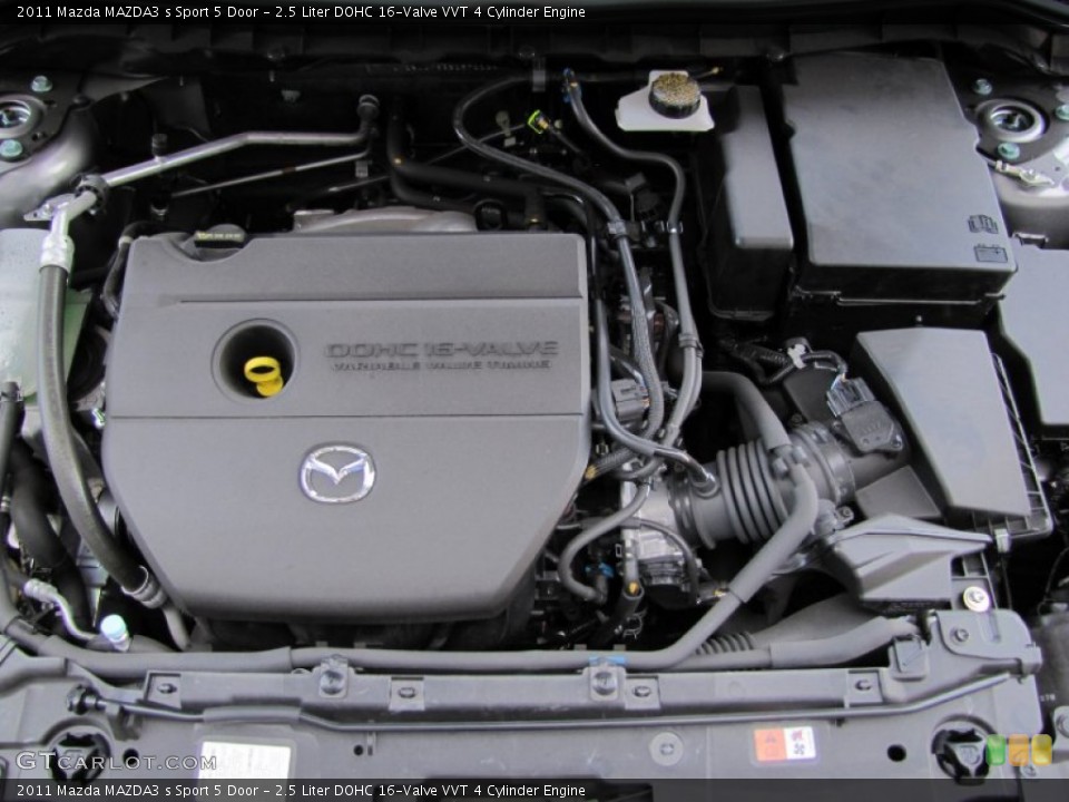 2.5 Liter DOHC 16-Valve VVT 4 Cylinder Engine for the 2011 Mazda MAZDA3 #62686265