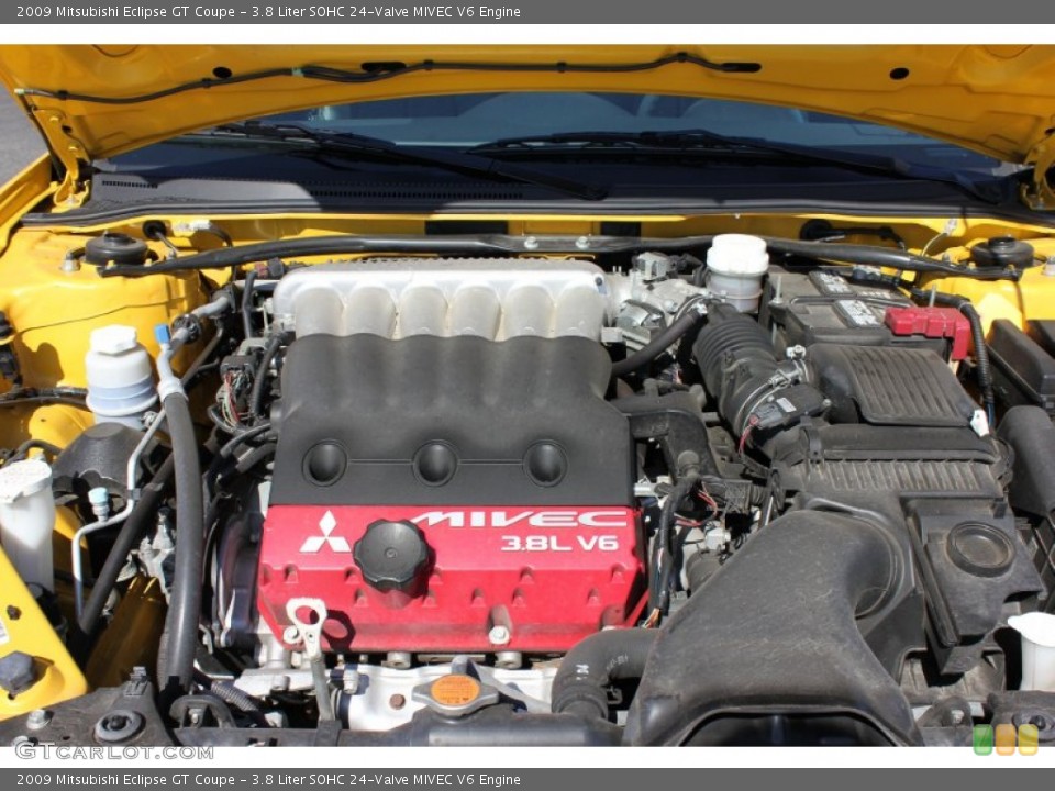3.8 Liter SOHC 24-Valve MIVEC V6 Engine for the 2009 Mitsubishi Eclipse #62690774