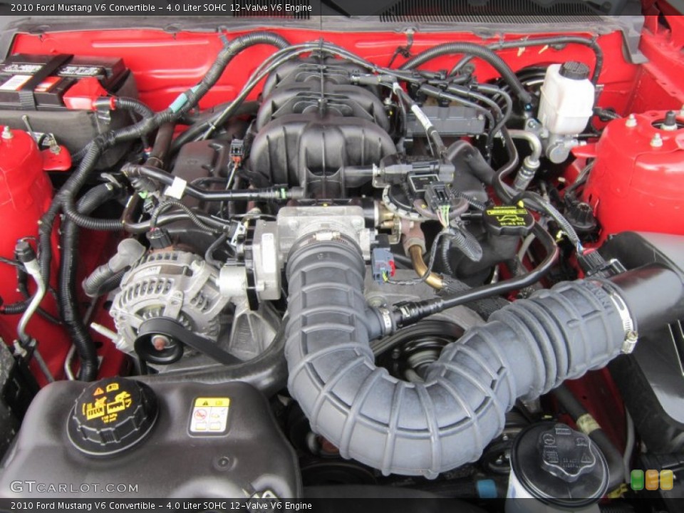 4.0 Liter SOHC 12-Valve V6 Engine for the 2010 Ford Mustang #62696128