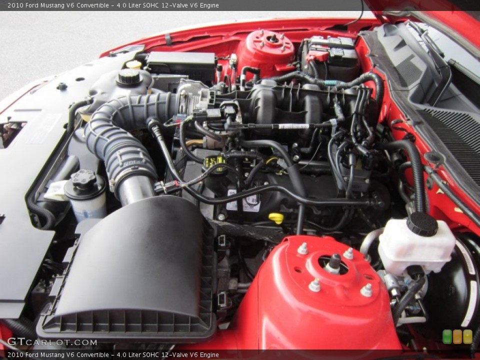 4.0 Liter SOHC 12-Valve V6 Engine for the 2010 Ford Mustang #62696138