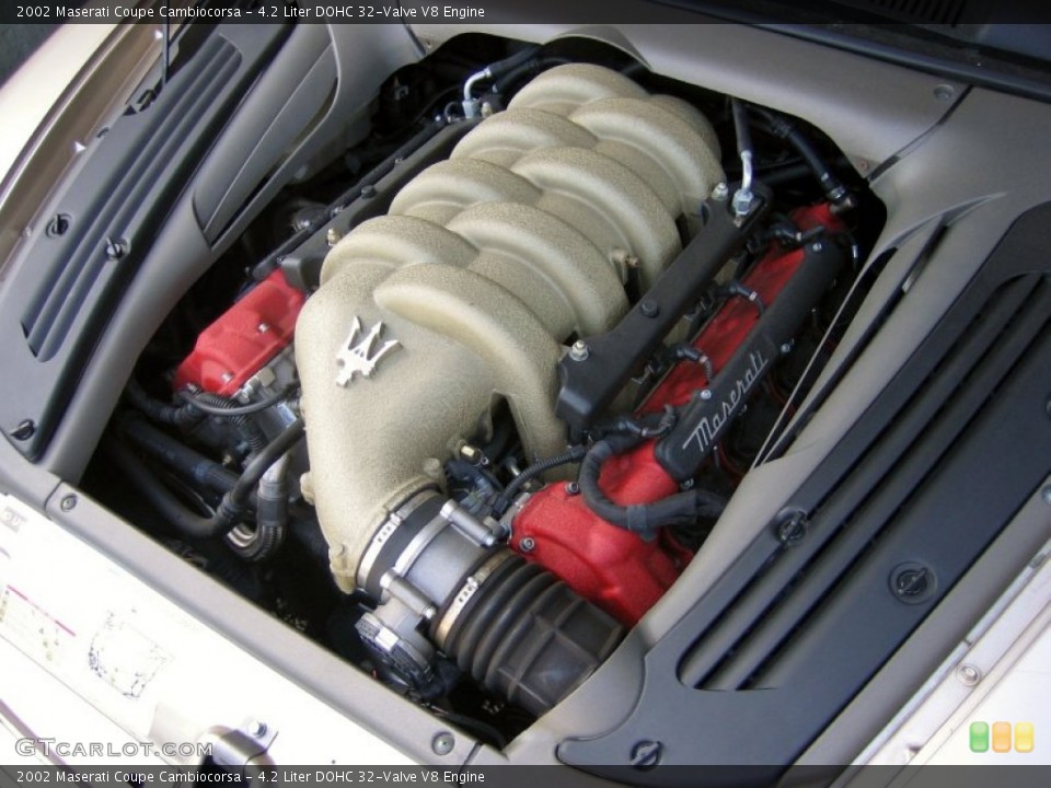 4.2 Liter DOHC 32-Valve V8 Engine for the 2002 Maserati Coupe #62698646
