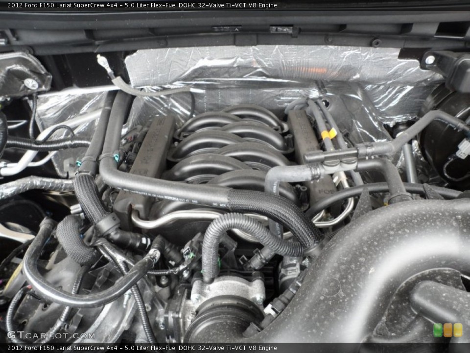 5.0 Liter Flex-Fuel DOHC 32-Valve Ti-VCT V8 Engine for the 2012 Ford F150 #62711960