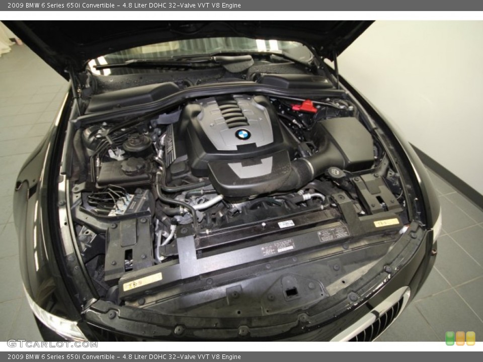 4.8 Liter DOHC 32-Valve VVT V8 Engine for the 2009 BMW 6 Series #62728777