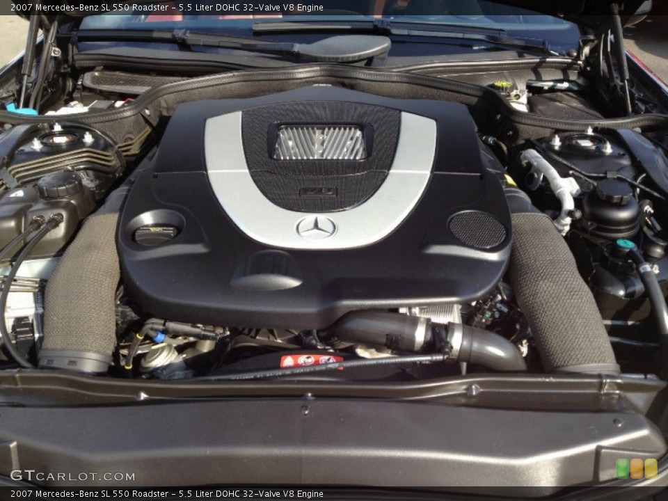 5.5 Liter DOHC 32-Valve V8 Engine for the 2007 Mercedes-Benz SL #62737789