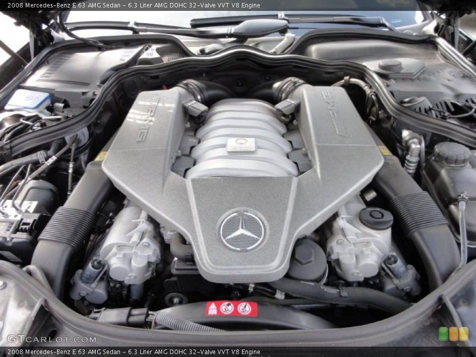 6.3 Liter AMG DOHC 32-Valve VVT V8 Engine for the 2008 Mercedes-Benz E #62743108