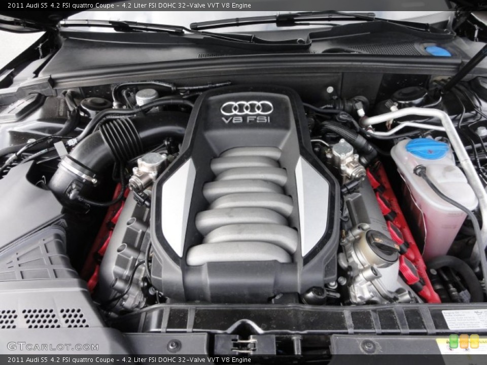 4.2 Liter FSI DOHC 32-Valve VVT V8 Engine for the 2011 Audi S5 #62743546