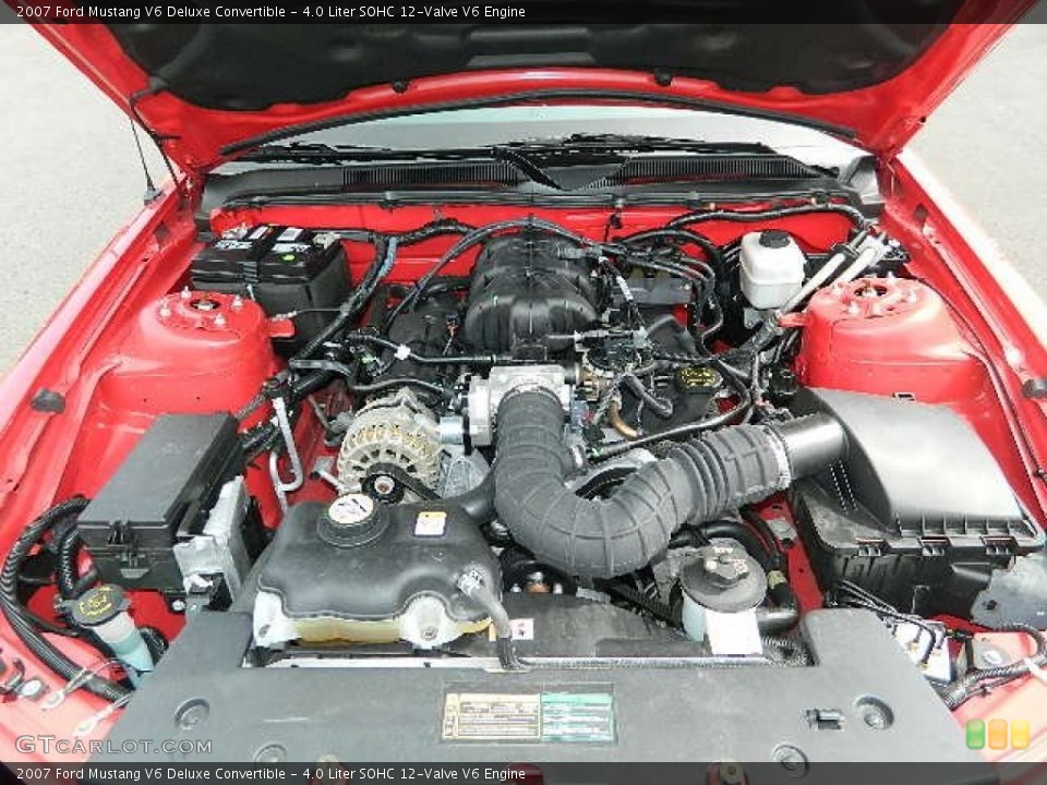 4.0 Liter SOHC 12-Valve V6 Engine for the 2007 Ford Mustang #62744182