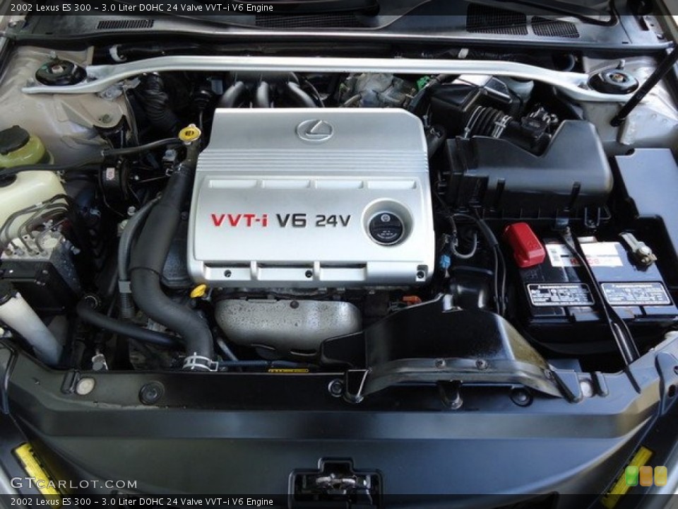 3.0 Liter DOHC 24 Valve VVT-i V6 Engine for the 2002 Lexus ES #62754679