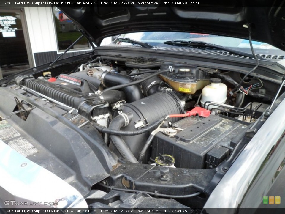 6.0 Liter OHV 32-Valve Power Stroke Turbo Diesel V8 Engine for the 2005 Ford F350 Super Duty #62765186