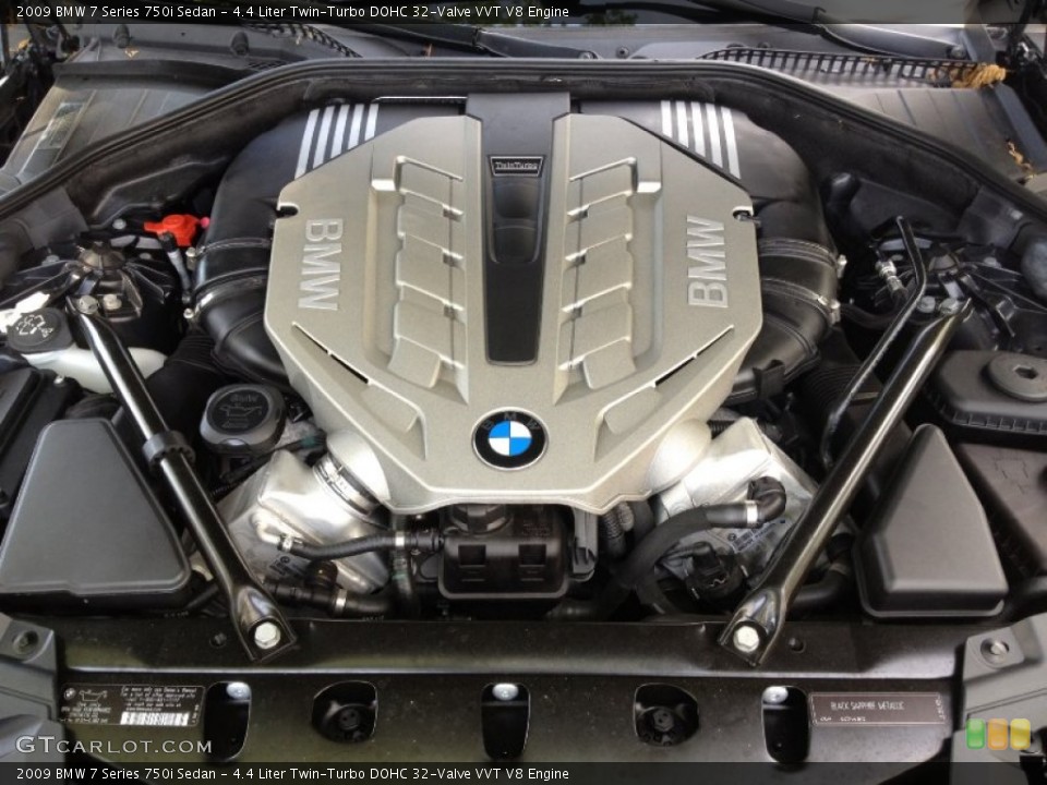 4.4 Liter Twin-Turbo DOHC 32-Valve VVT V8 Engine for the 2009 BMW 7 Series #62770491