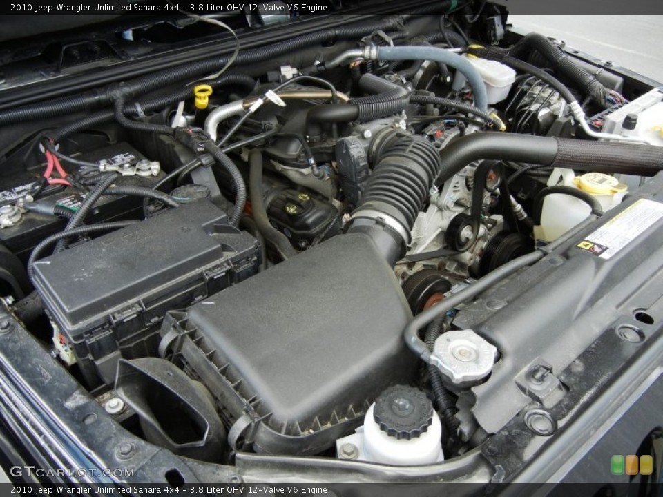 3.8 Liter OHV 12-Valve V6 Engine for the 2010 Jeep Wrangler Unlimited #62799937