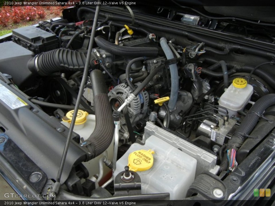 3.8 Liter OHV 12-Valve V6 Engine for the 2010 Jeep Wrangler Unlimited #62799946