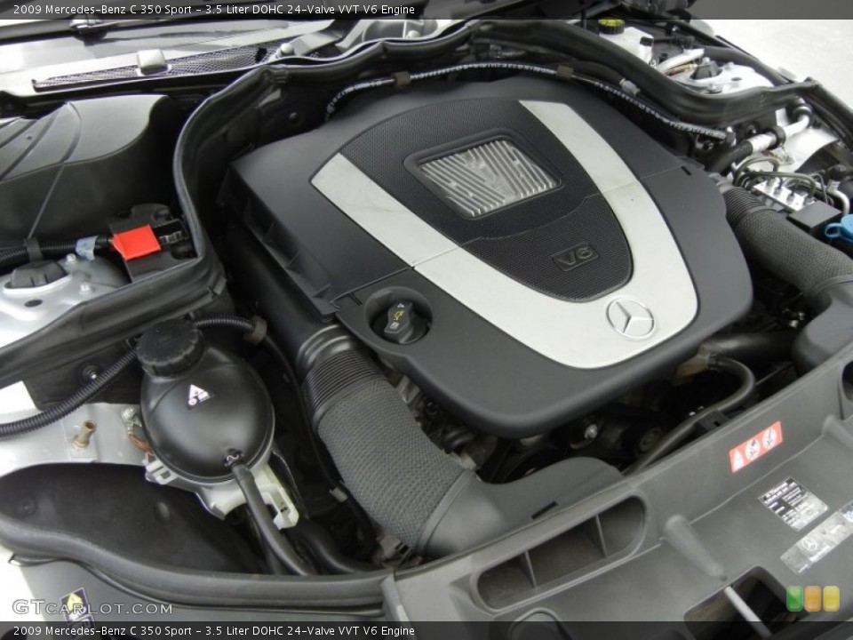 3.5 Liter DOHC 24-Valve VVT V6 Engine for the 2009 Mercedes-Benz C #62800232