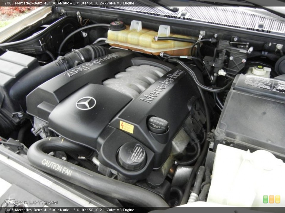 5.0 Liter SOHC 24-Valve V8 Engine for the 2005 Mercedes-Benz ML #62800836