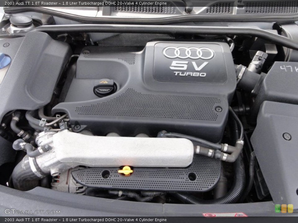 1.8 Liter Turbocharged DOHC 20-Valve 4 Cylinder Engine for the 2003 Audi TT #62813781