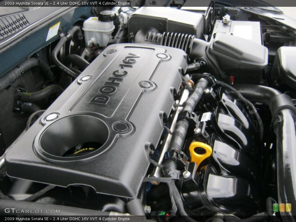 2.4 Liter DOHC 16V VVT 4 Cylinder Engine for the 2009 Hyundai Sonata #62816943