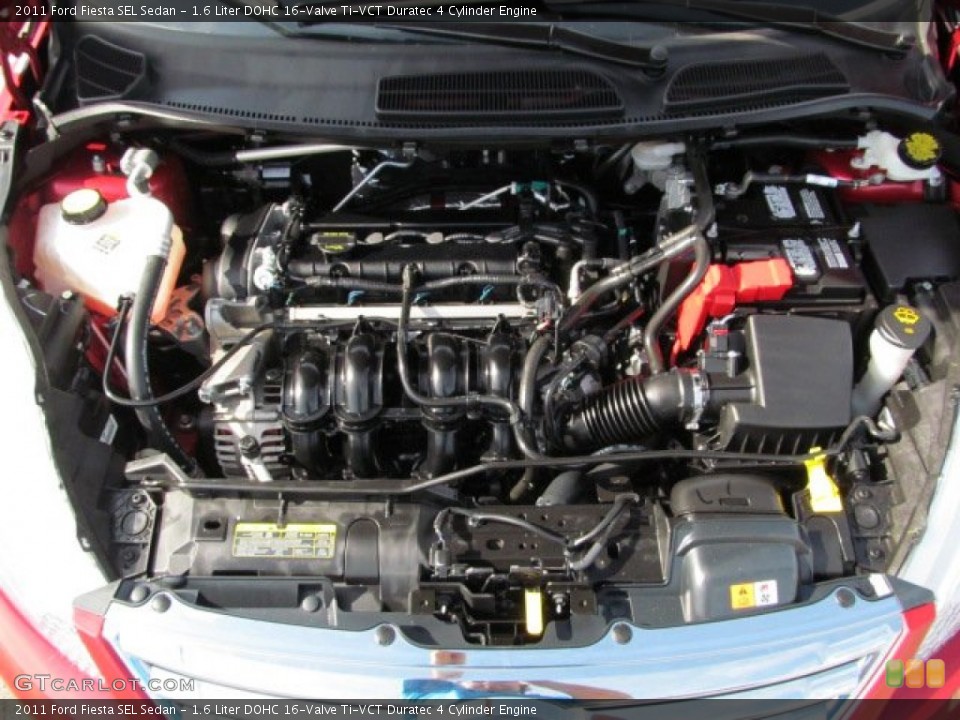 1.6 Liter DOHC 16-Valve Ti-VCT Duratec 4 Cylinder Engine for the 2011 Ford Fiesta #62817076