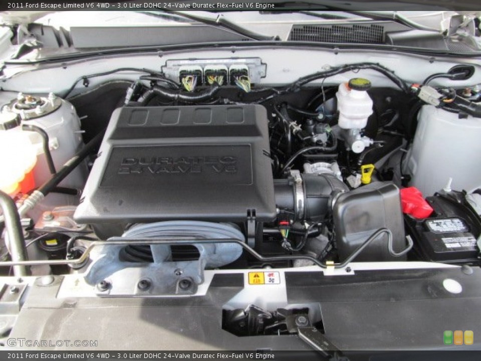 3.0 Liter DOHC 24-Valve Duratec Flex-Fuel V6 Engine for the 2011 Ford Escape #62817533