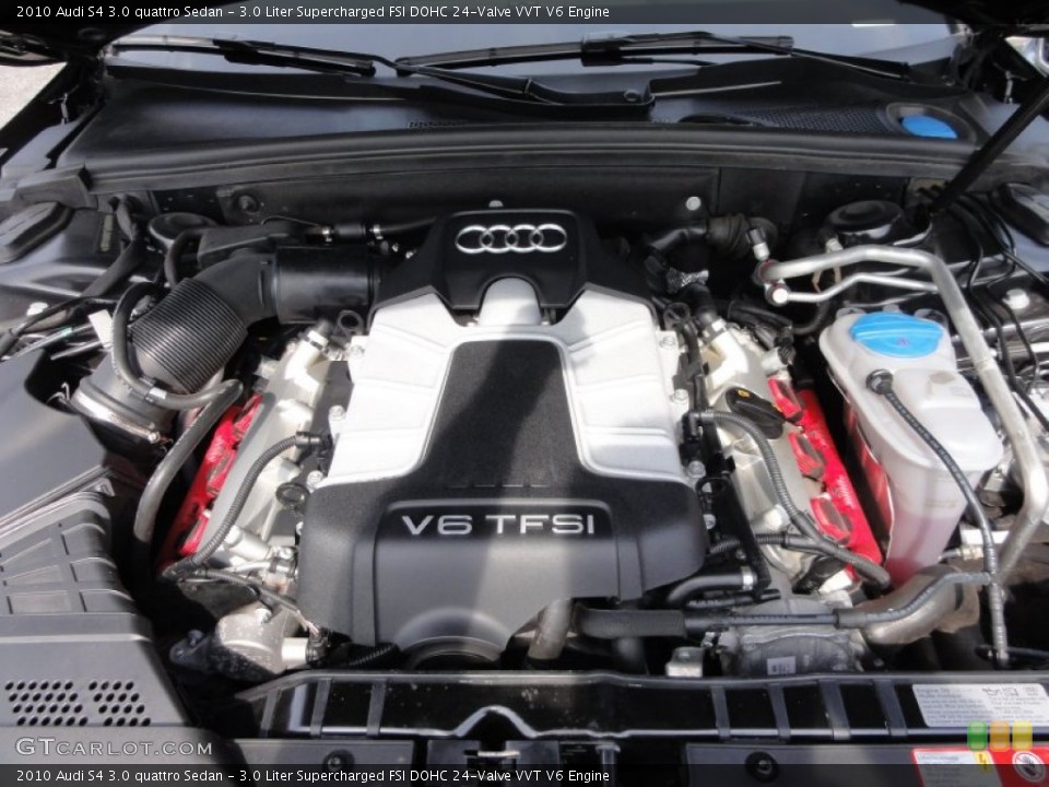 3.0 Liter Supercharged FSI DOHC 24-Valve VVT V6 Engine for the 2010 Audi S4 #62828392