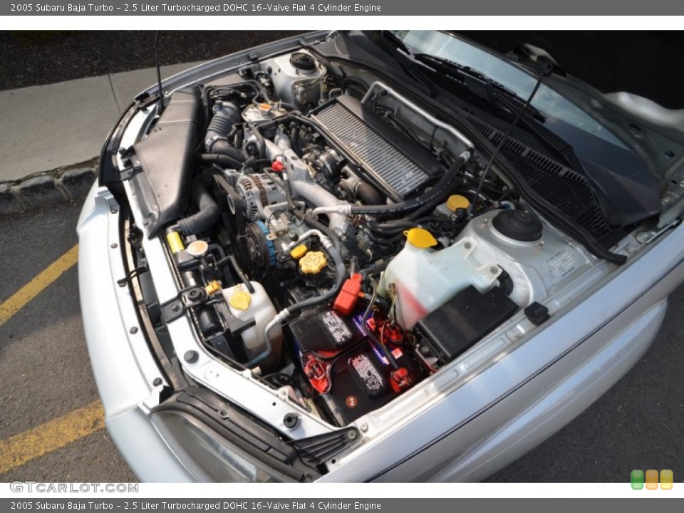 2.5 Liter Turbocharged DOHC 16-Valve Flat 4 Cylinder Engine for the 2005 Subaru Baja #62832217