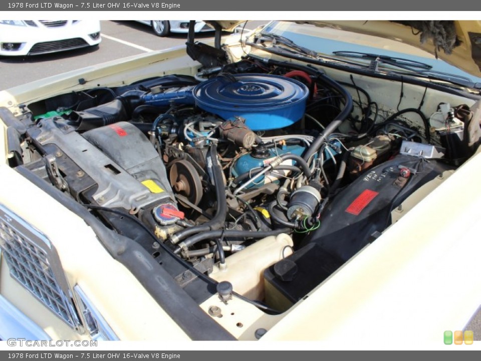 7.5 Liter OHV 16-Valve V8 Engine for the 1978 Ford LTD #62843632