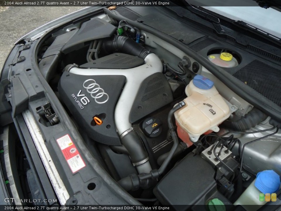 2.7 Liter Twin-Turbocharged DOHC 30-Valve V6 Engine for the 2004 Audi Allroad #62845815