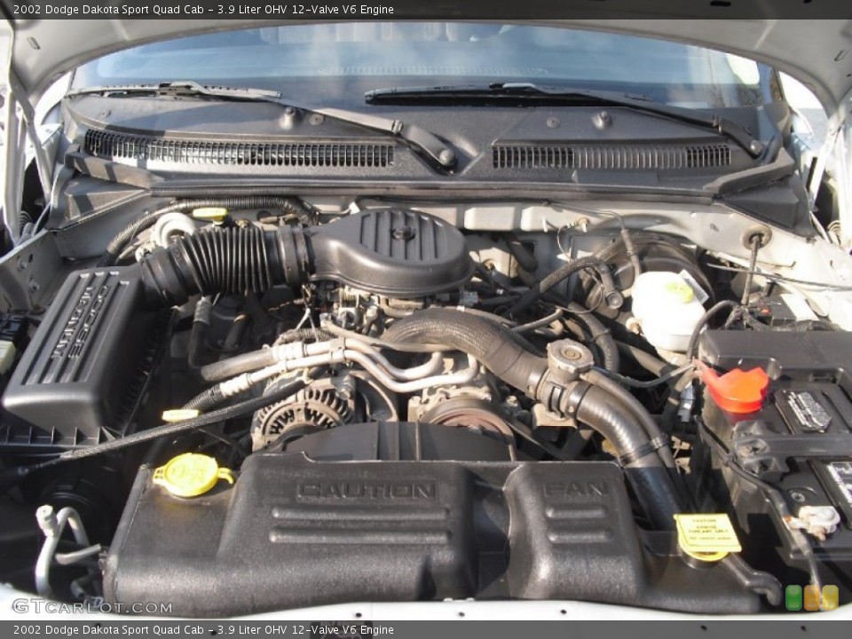 3.9 Liter OHV 12-Valve V6 Engine for the 2002 Dodge Dakota #62848040
