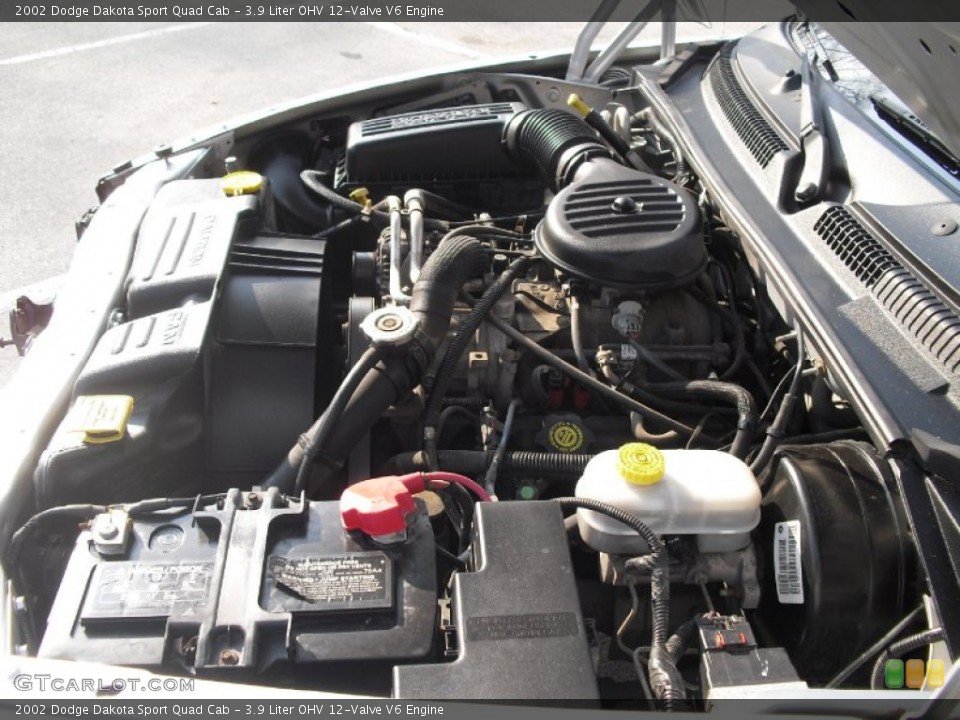 3.9 Liter OHV 12-Valve V6 Engine for the 2002 Dodge Dakota #62848060