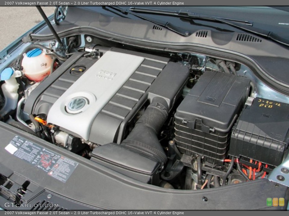 2.0 Liter Turbocharged DOHC 16-Valve VVT 4 Cylinder Engine for the 2007 Volkswagen Passat #62854903