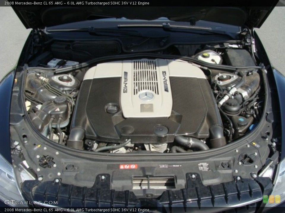 6.0L AMG Turbocharged SOHC 36V V12 Engine for the 2008 Mercedes-Benz CL #62855079
