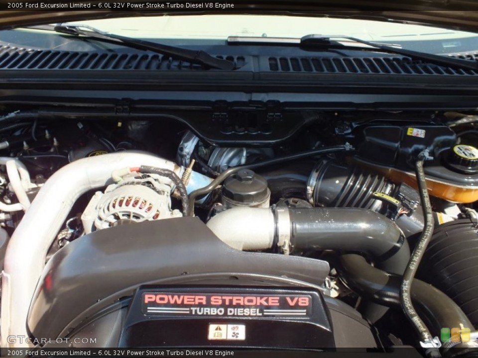 6.0L 32V Power Stroke Turbo Diesel V8 Engine for the 2005 Ford Excursion #62870102