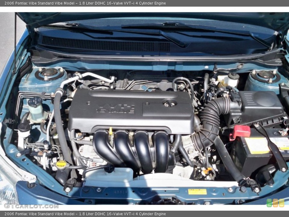 1.8 Liter DOHC 16-Valve VVT-i 4 Cylinder 2006 Pontiac Vibe Engine