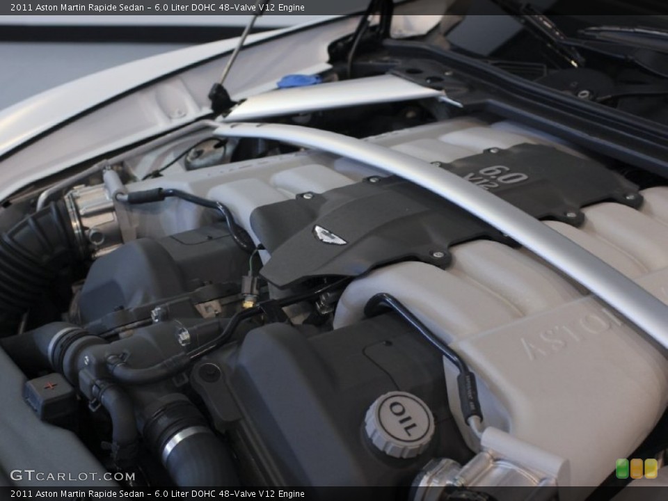 6.0 Liter DOHC 48-Valve V12 Engine for the 2011 Aston Martin Rapide #62881943