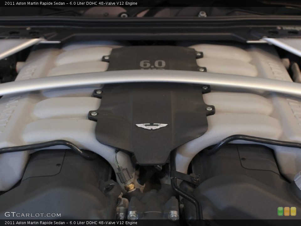6.0 Liter DOHC 48-Valve V12 Engine for the 2011 Aston Martin Rapide #62881970
