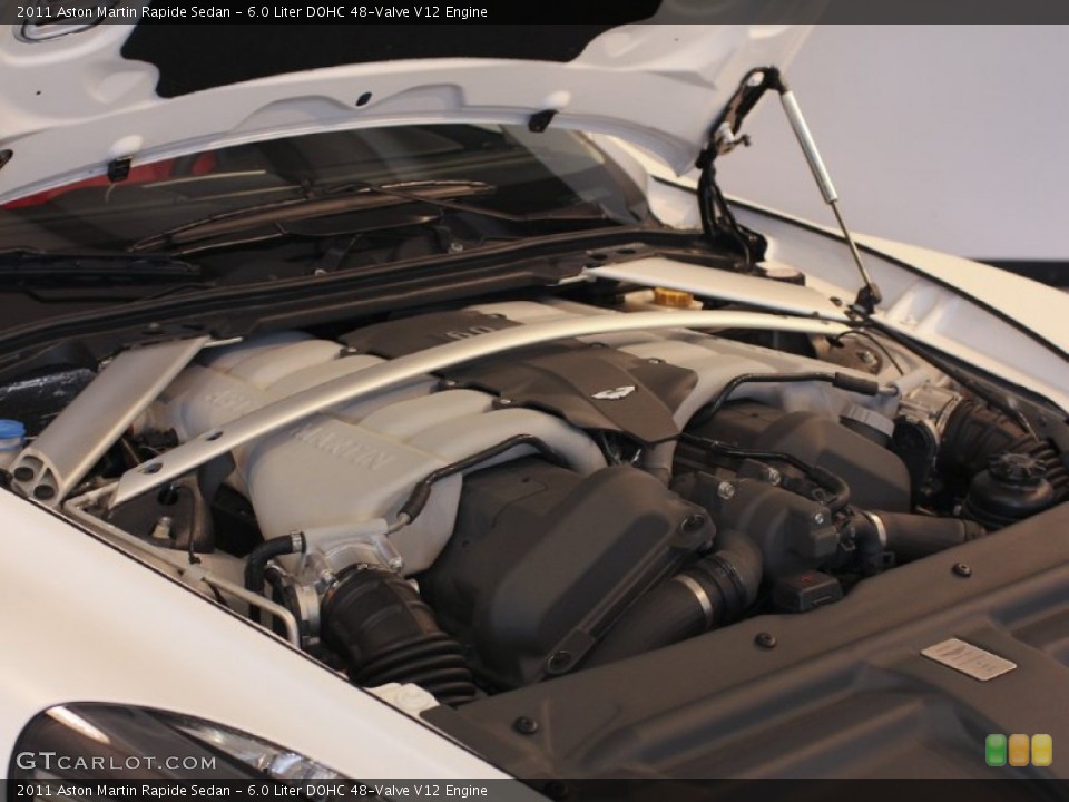 6.0 Liter DOHC 48-Valve V12 Engine for the 2011 Aston Martin Rapide #62881979