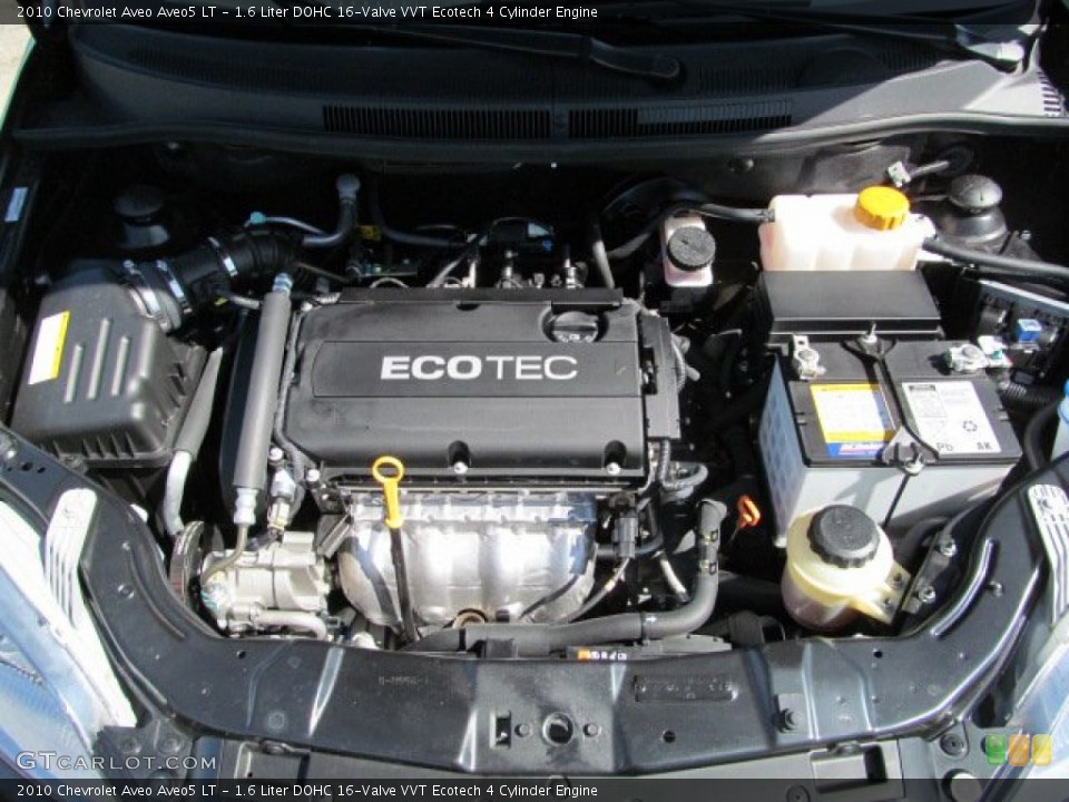 1.6 Liter DOHC 16-Valve VVT Ecotech 4 Cylinder Engine for the 2010 Chevrolet Aveo #62882966