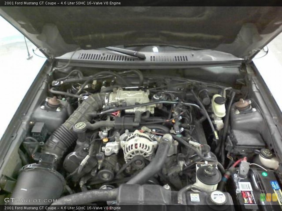 4.6 Liter SOHC 16-Valve V8 Engine for the 2001 Ford Mustang #62886056