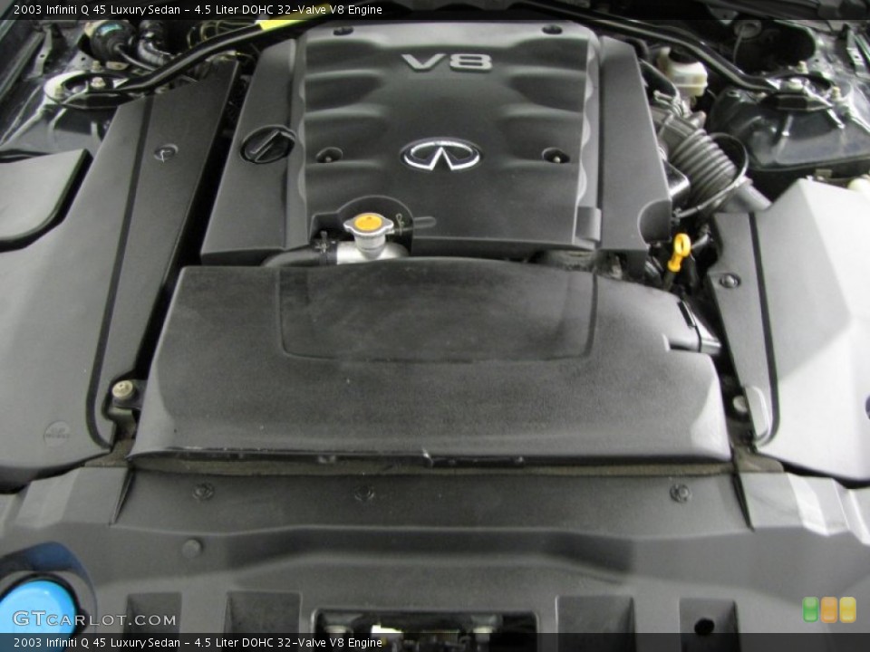 4.5 Liter DOHC 32-Valve V8 2003 Infiniti Q Engine