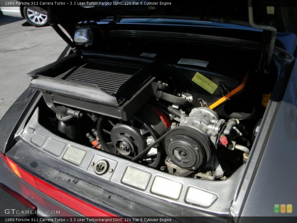 3.3 Liter Turbocharged SOHC 12V Flat 6 Cylinder Engine for the 1989 Porsche 911 #62890982
