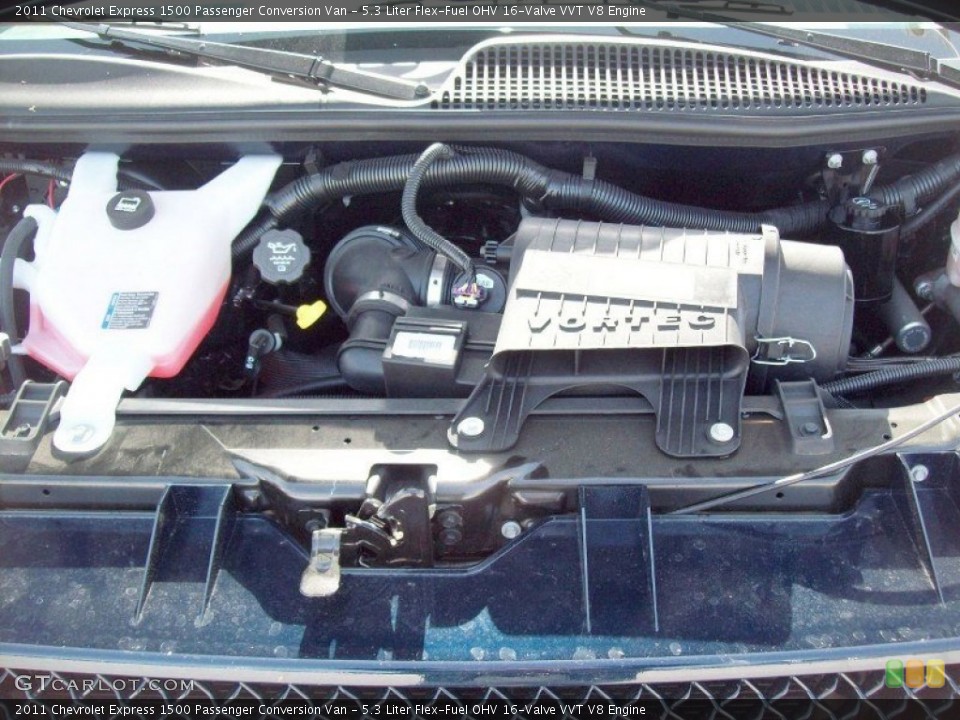 5.3 Liter Flex-Fuel OHV 16-Valve VVT V8 Engine for the 2011 Chevrolet Express #62895378