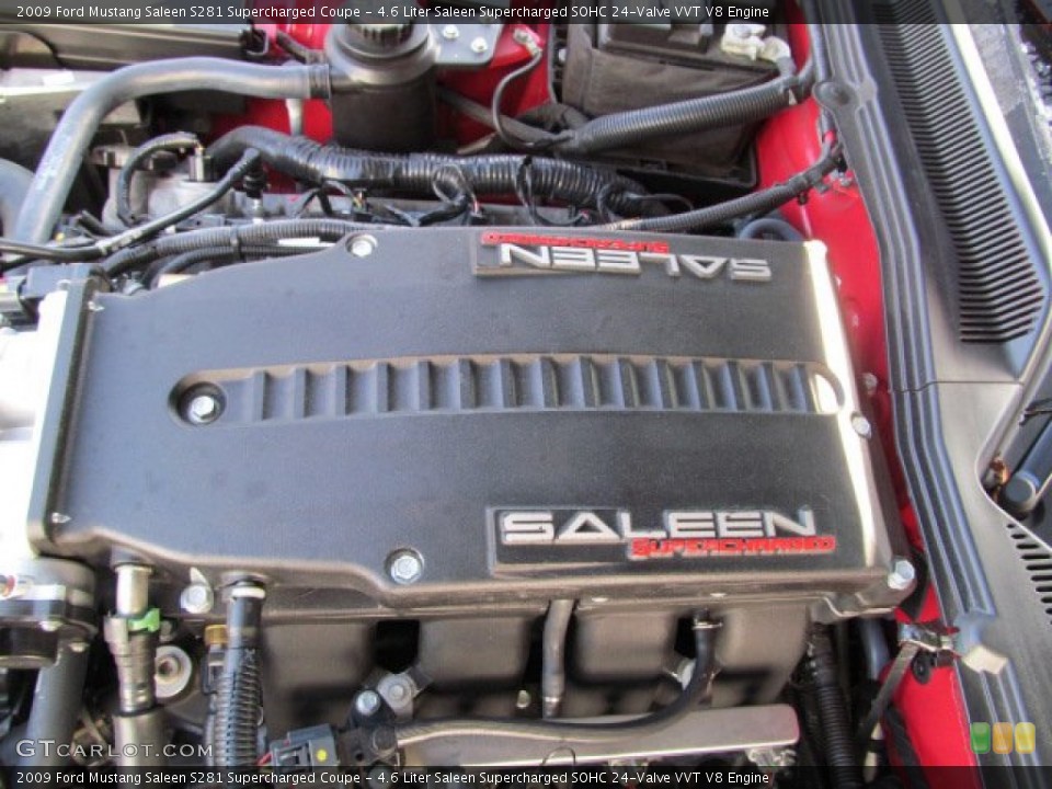 4.6 Liter Saleen Supercharged SOHC 24-Valve VVT V8 Engine for the 2009 Ford Mustang #62905950