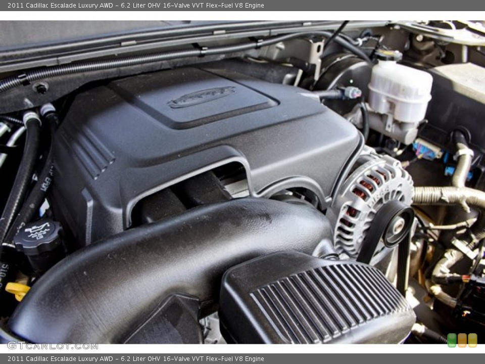 6.2 Liter OHV 16-Valve VVT Flex-Fuel V8 Engine for the 2011 Cadillac Escalade #62918639