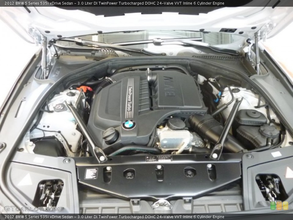 3.0 Liter DI TwinPower Turbocharged DOHC 24-Valve VVT Inline 6 Cylinder Engine for the 2012 BMW 5 Series #62925449