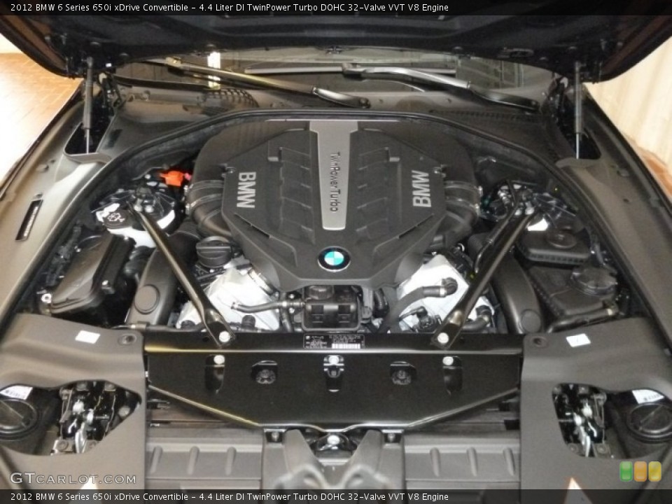 4.4 Liter DI TwinPower Turbo DOHC 32-Valve VVT V8 Engine for the 2012 BMW 6 Series #62926826